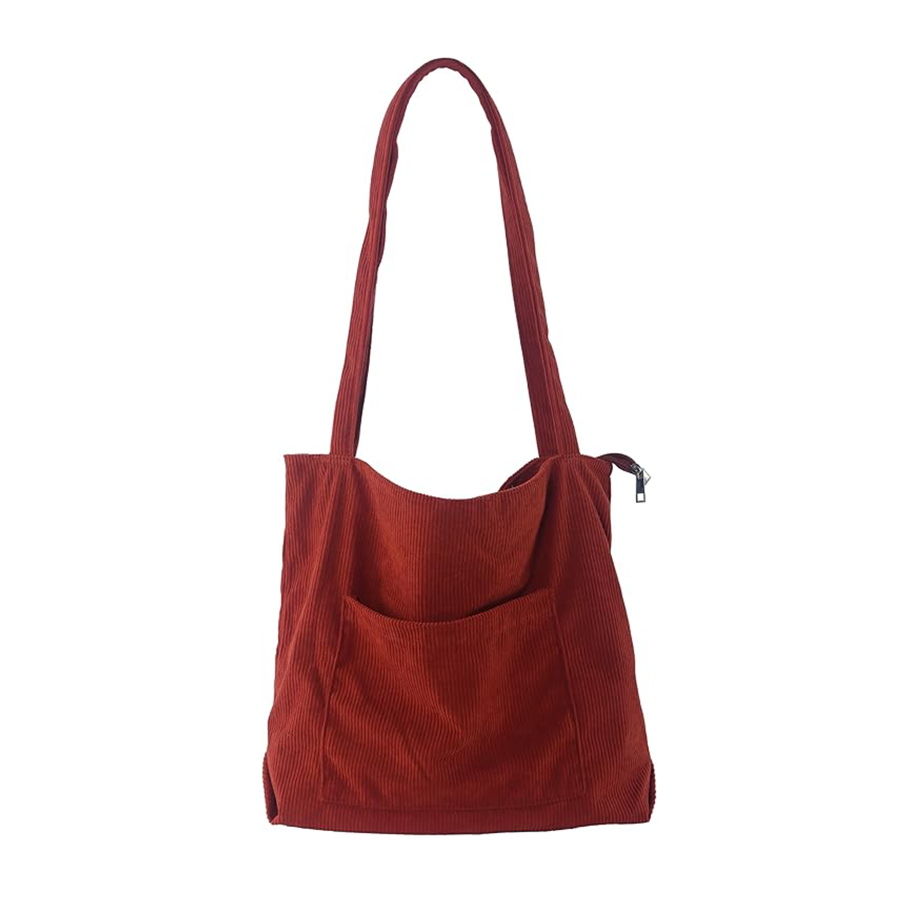 Tote Minimalist Zip Bag - Brown