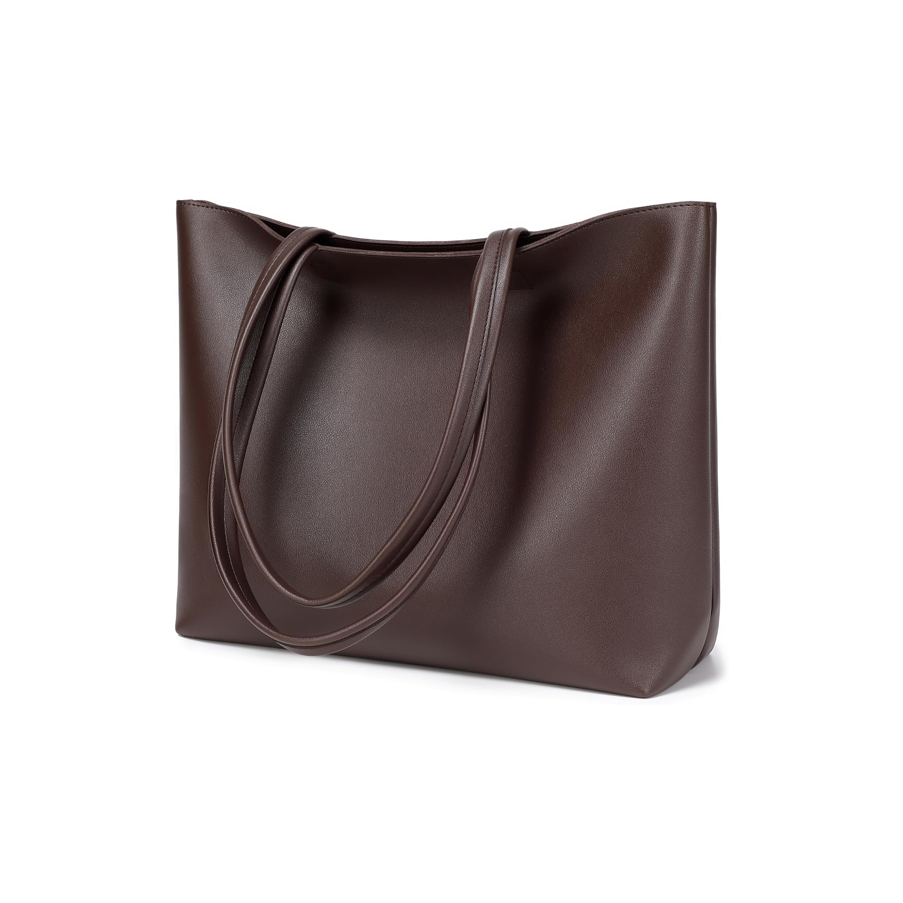 Tote Leather Bag - Brown