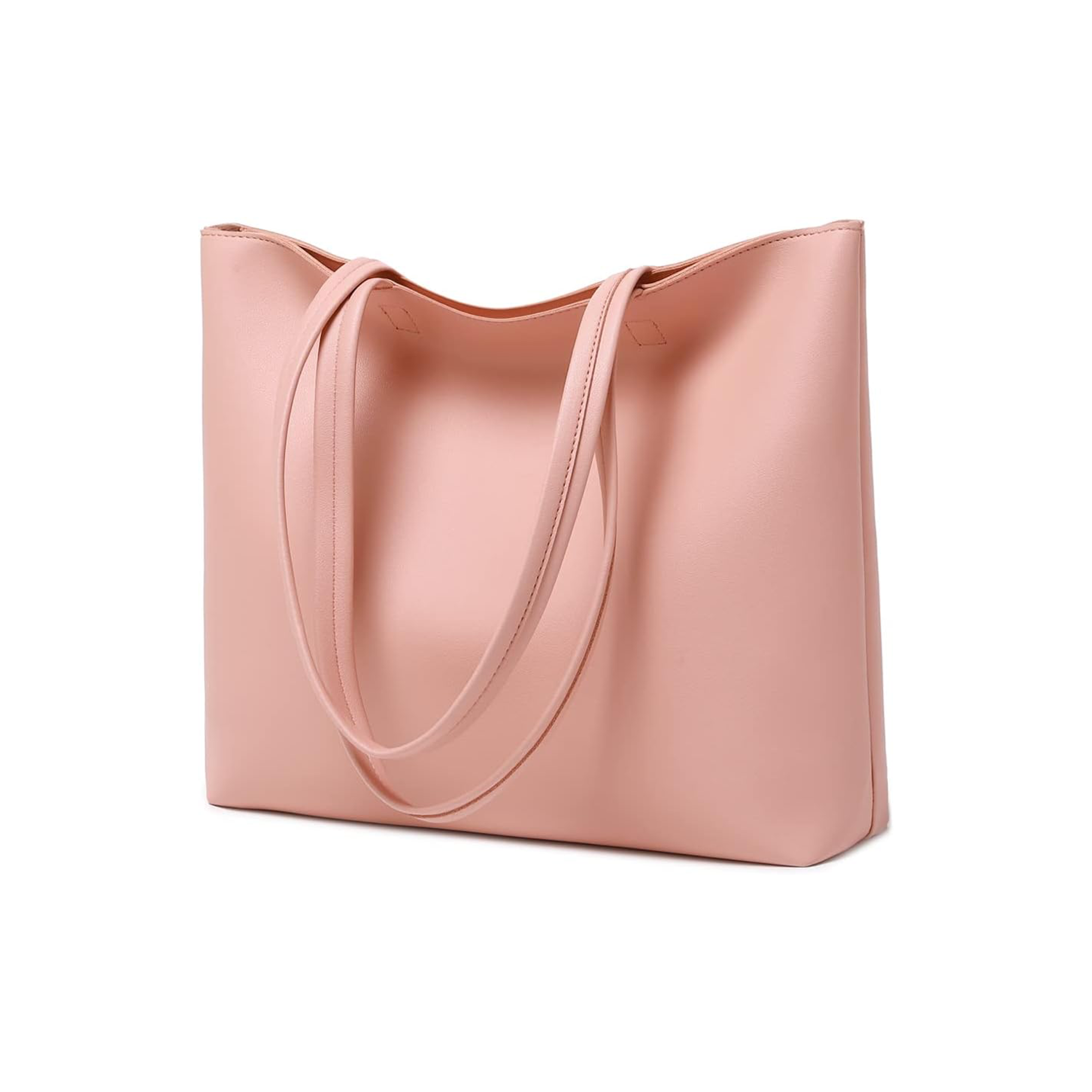Tote Leather Bag - Pink
